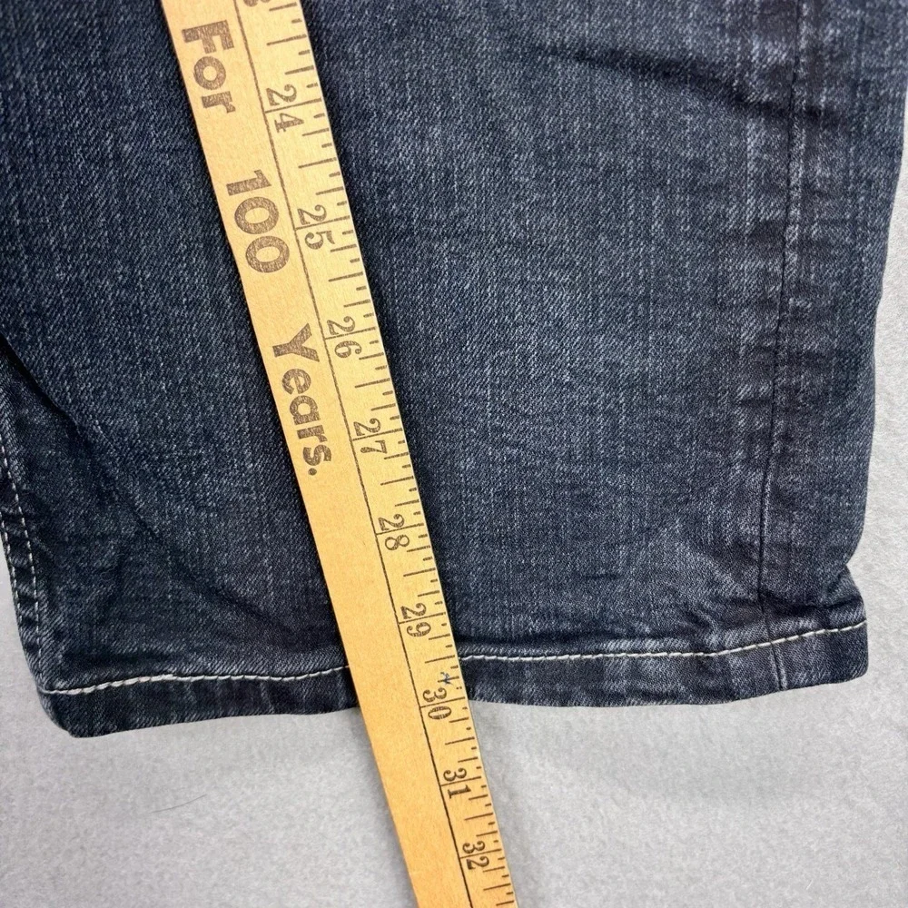 Levi's 505 jeans mens 40x30 blue denim faded stretch Workwear Biker Whiskering